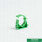 20mm Ppr Boru Aksesuarları Su Temini İçin Plastik Boru Kelepçesi Klipsi Yeşil Renk