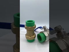 110mm Brass Double Union Ball Valve Heavier Type Full Bore