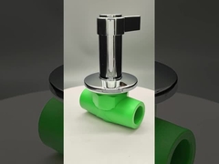 Lüks Bakır-Plastik PPR Top Valf Korrozyona Dirençli Yüksek Basınç Derecesi