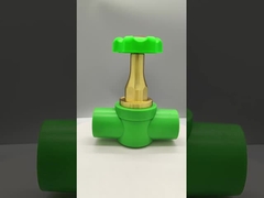 Lüks Bakır-Plastik PPR Top Valf Korrozyona Dirençli Yüksek Basınç Derecesi