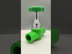 Lüks Bakır-Plastik PPR Top Valf Korrozyona Dirençli Yüksek Basınç Derecesi