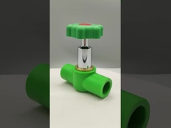 Lüks Bakır-Plastik PPR Top Valf Korrozyona Dirençli Yüksek Basınç Derecesi