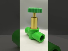 Lüks Bakır-Plastik PPR Top Valf Korrozyona Dirençli Yüksek Basınç Derecesi