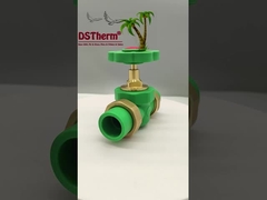 PPR Üç Boyutlu Çift Birlik Top Valf Açık Kurulum Özel Boyut