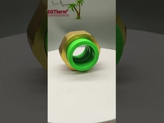 Yeşil Ppr Çift Başlı Döşeli Birlik Çift Birlik Bağlantısı Yüksek Sıcaklığa Direniş