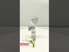 Krom Kaplamalı Köşe Vana Kaliteli Geleneksel Tasarım Mutfak Banyo Köşe Vanası