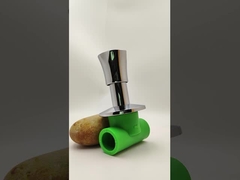 Boru Hattı İçin Kaydırmaz Saplı Krom Kaplamalı PPR Stop Vanası 20-40mm Özelleştirilebilir Boyut