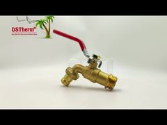 Neden Altın Kaplama Seçilmeli? Ağır Hizmet Klasik Kırmızı Demir Saplı Bibcocks Musluk Musluk Musluk Tıkaç 1/2"