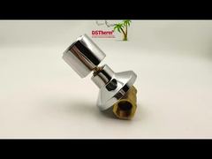 Neden Krom Kaplama Pirinç Stop Vanasını Seçtiğinizi Görün Küresel Vana Güney Amerika Tarzı B 1/2"-1"