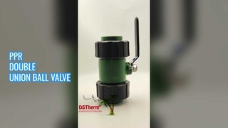 PPR Çift Rakorlu Küresel Vana Kolay Kurulum