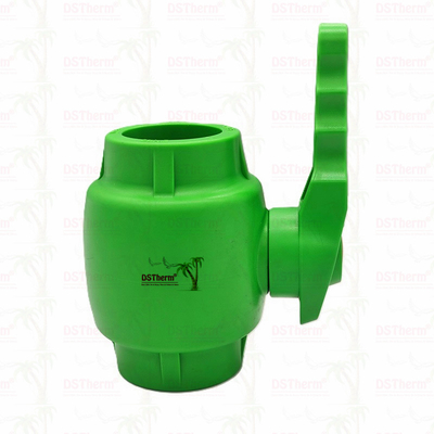 PPR Plastik Top Valfı Salınımlı Yaka ve Bakır Top Ergonomik Salınımlı Yaka 20-63mm