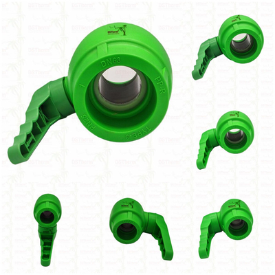 PPR Plastik Top Valfı Salınımlı Yaka ve Bakır Top Ergonomik Salınımlı Yaka 20-63mm