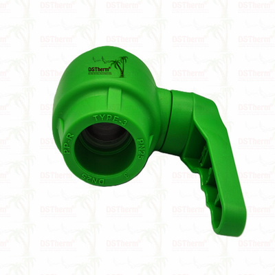 PPR Plastik Top Valfı Salınımlı Yaka ve Bakır Top Ergonomik Salınımlı Yaka 20-63mm