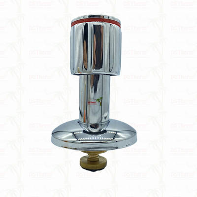 Ppr Chrome Plated Stop Valve With Anti-Slip Handle Düşük Bakım 20-32mm Özel Boyut