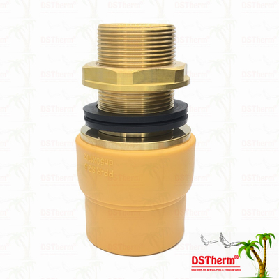 PPR Tank Transit Coupler PPR Su Tankı Fittings Ekolojik Güvenli ve Maliyet Verimli