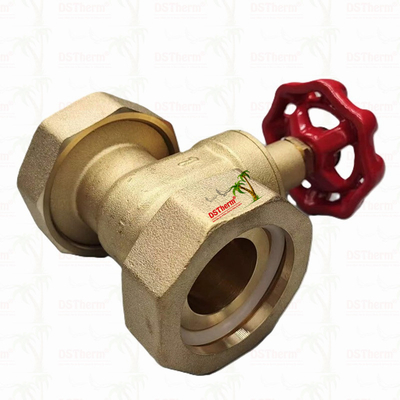 Kırmızı dökme demirli el ile bakır birliği kapı valfi yüksek akışlı 1/2 "-4" Özel boyut