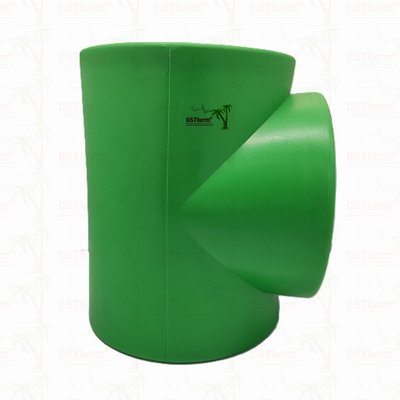 PPR Eşit Tee Boru hattı sistemi için PN25 DN160 Yüksek dayanıklılık Eco Conscious