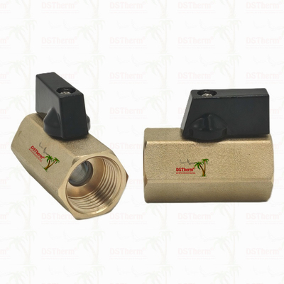 Brass Kadın ve Erkek Mini Top Valf Çaplama Sistemi için 1/2' 'Korrozyona Direnci