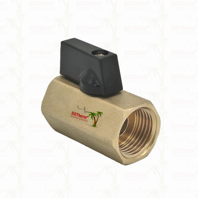 Brass Kadın ve Erkek Mini Top Valf Çaplama Sistemi için 1/2' 'Korrozyona Direnci