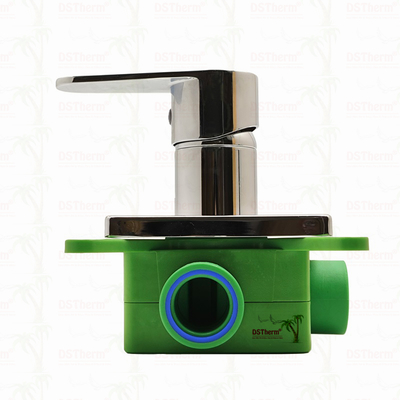 PPR Kromozlu Üç Yolu Karıştırıcı Duş Valfi 20mm 25mm