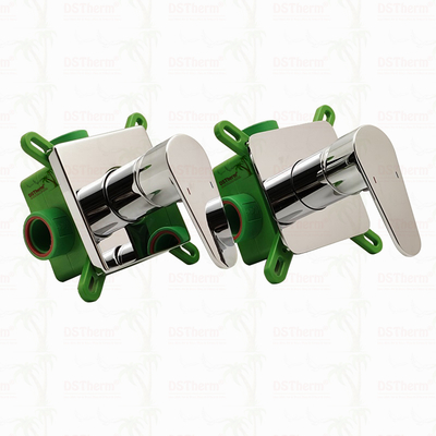 PPR Kromozlu Üç Yolu Karıştırıcı Duş Valfi 20mm 25mm
