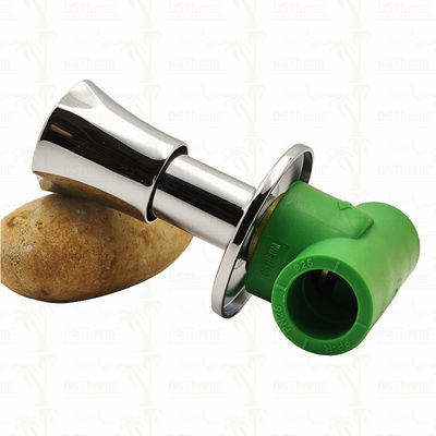 PN25 PPR Durdurma Valfı 20-40mm Kayma Karşıtı El ile Chrome Kaplama