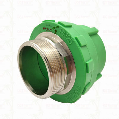 PPR Erkek Filmiş Koplama Plastik PPR Boru Fittings 75*2 1/2" Özel Boyut
