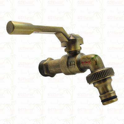 Bronze Heavy Duty Classic Aluminum Handle Bibcocks Spigot Valve Water Tap Water Spout Faucet