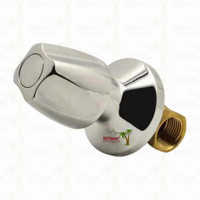 Krom Kaplamalı Pirinç Stop Vanası Küresel Vana Güney Amerika Tarzı A 1/2"-1"