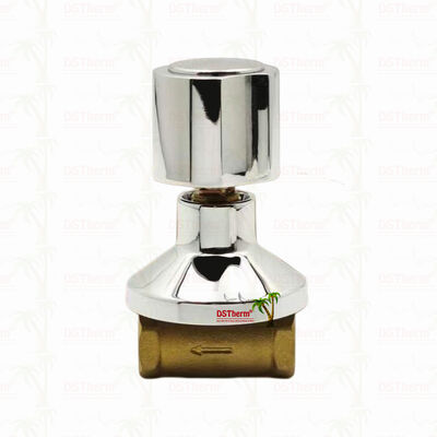 Krom Kaplamalı Pirinç Stop Vanası Küresel Vana Güney Amerika Tarzı B 1/2"-1"