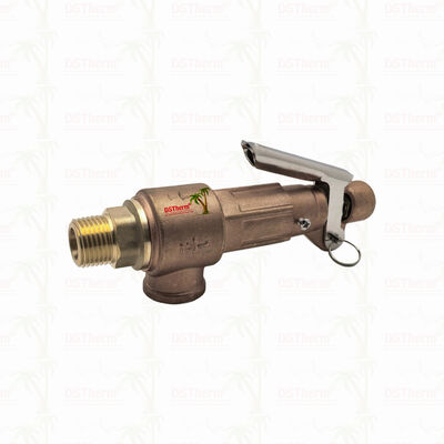 Pirinç Emniyet Ventili 1/2"-2" Boru Hattı Sistemi Aşırı Basınç Koruması Cihazı Özelleştirilmiş LOGO