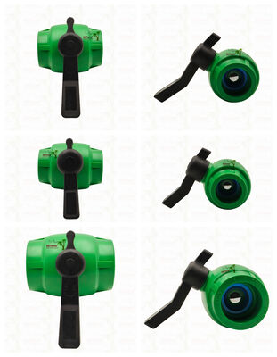 PPR Boru İçin Pirinç Kartuşlu Tam Geçişli Hızlı Akışlı Küresel Vana 20-63MM Özelleştirilebilir