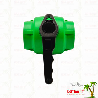 Tesisat Sistemi İçin Dalgalı Kol ve Pirinç Bilyalı PPR Küresel Vana 20-63MM Özelleştirilebilir