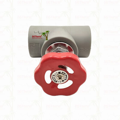 PPR Stop Vana Gri Krom Kaplama Pirinç Kartuşlu Global Vana 20-110mm