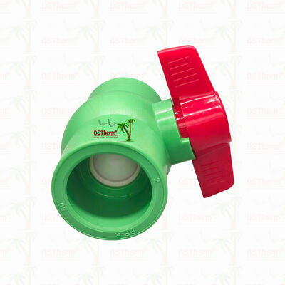 Sıhhi Tesisat Sistemi İçin Plastik Bilyalı PPR Plastik Küresel Vana 20-63mm Sıfır Sızıntı