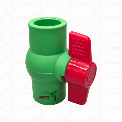 Sıhhi Tesisat Sistemi İçin Plastik Bilyalı PPR Plastik Küresel Vana 20-63mm Sıfır Sızıntı