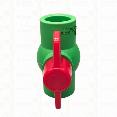 Sıhhi Tesisat Sistemi İçin Plastik Bilyalı PPR Plastik Küresel Vana 20-63mm Sıfır Sızıntı