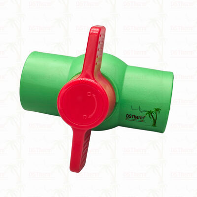 Sıhhi Tesisat Sistemi İçin Plastik Bilyalı PPR Plastik Küresel Vana 20-63mm Sıfır Sızıntı
