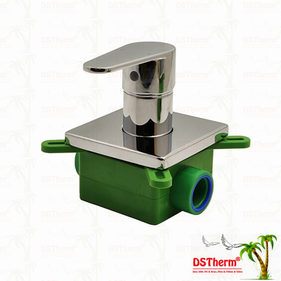PPR Kromozlu Üç Yolu Karıştırıcı Duş Valfi 20mm 25mm